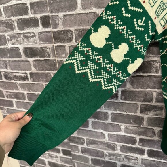 NWT Jameson Whiskey The Merry Duo Christmas sweater green printed acrylic - Picture 6 of 12